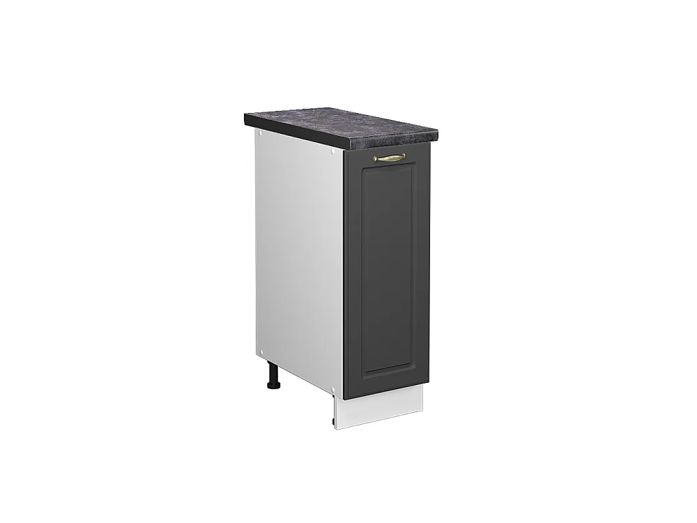 Apotheekkast antraciet-goud 30x60x82 fame-line