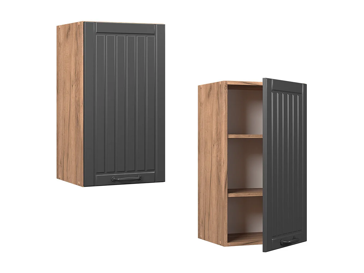 Armario colgante gris oscuro 40x34.1x72 fame-line
