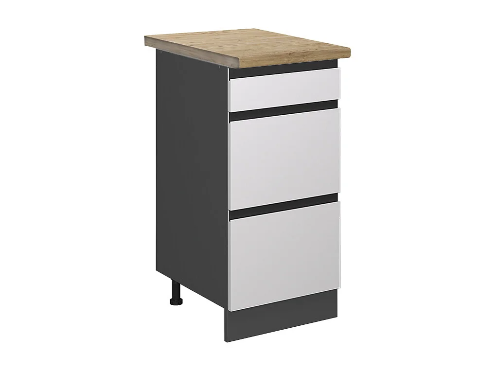 Meuble cuisine blanc 40x60x81.6 r-line