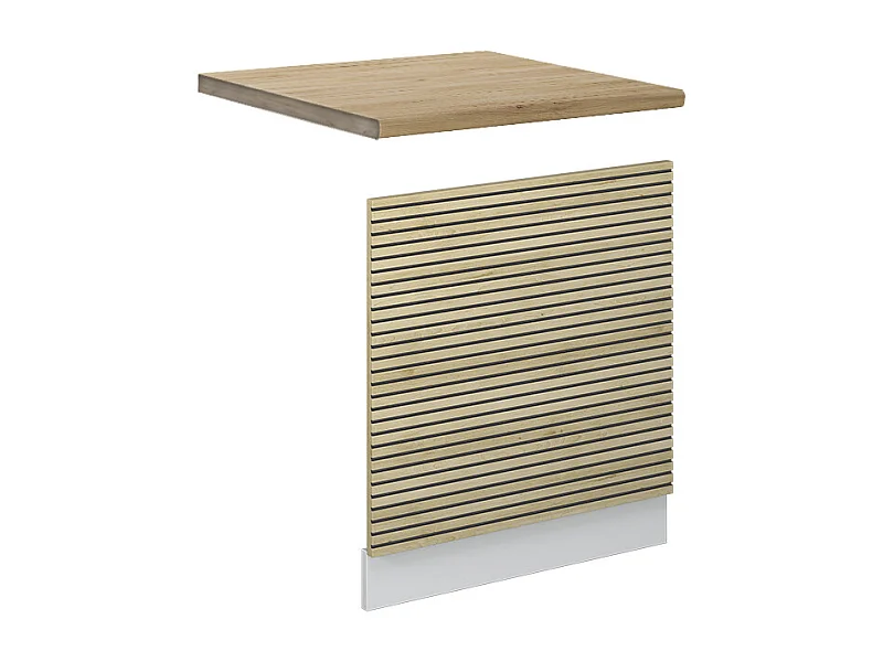 Panel frontal panel de roble 60x1.6x67.4 fame-line