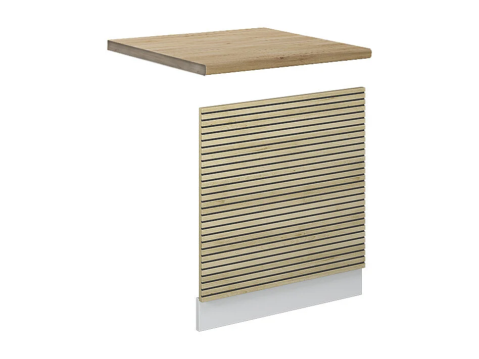 Panel frontal panel de roble 60x1.6x67.4 fame-line