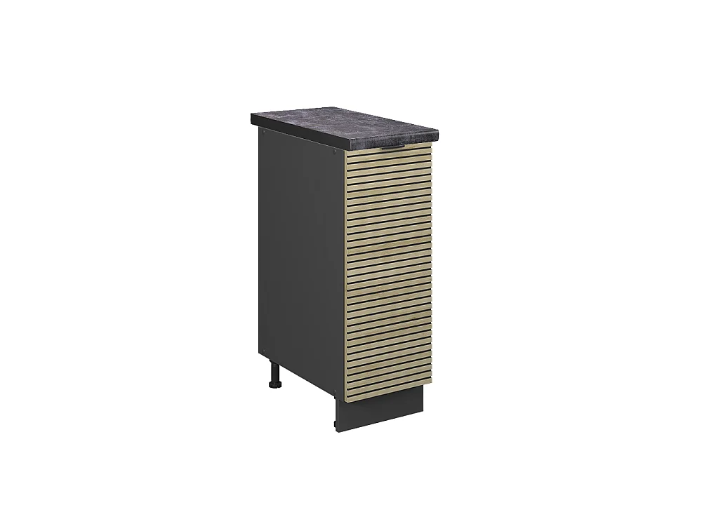 Meuble de cuisine panneau en chêne 30x60x82 fame-line