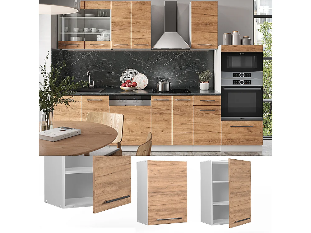 Pensile da cucina quercia dorata 50x34.1x72 fame-line