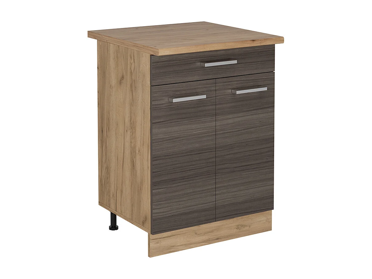 Meuble cuisine gris noble 60x60x81.6 r-line