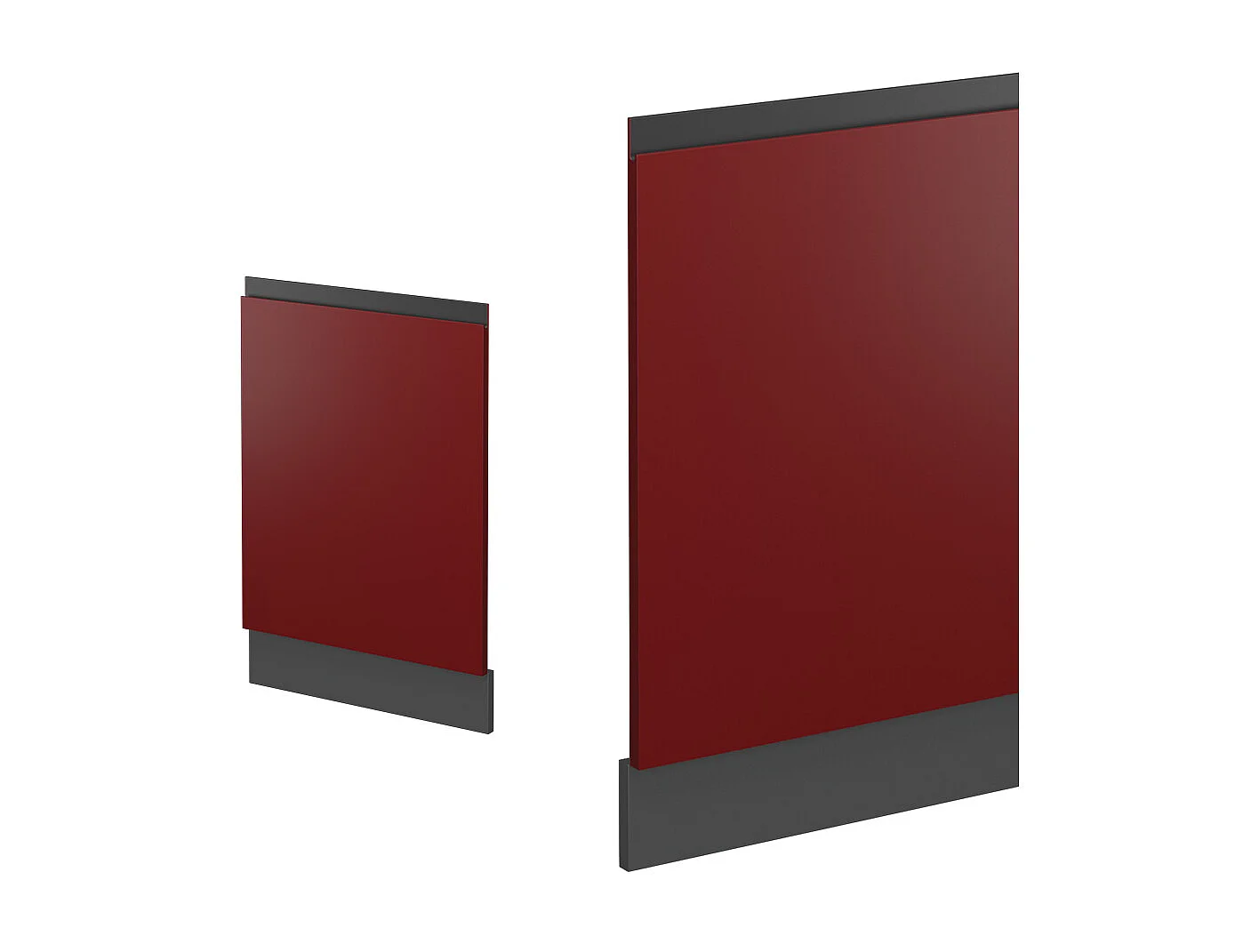 Panel frontal rojo 45x1.6x57.2 r-line