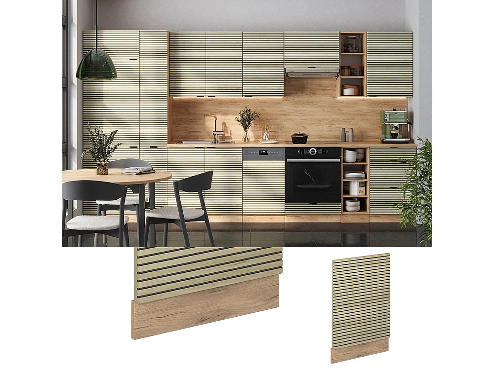 Frontpaneel eiken paneel 60x1.6x67.4 fame-line