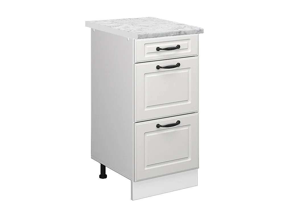 Mueble bajo de cocina blanco casa de campo 40x60x81.6 r-line