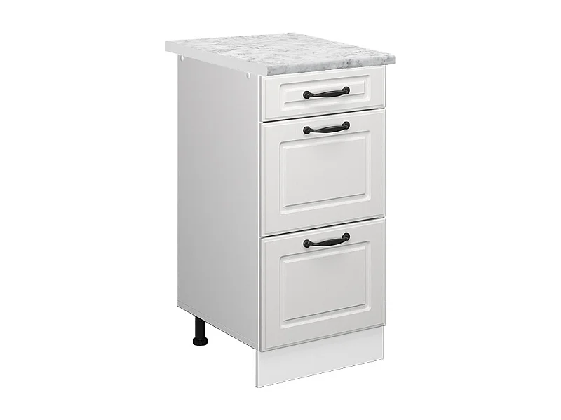 Meuble cuisine blanc campagne 40x60x81.6 r-line