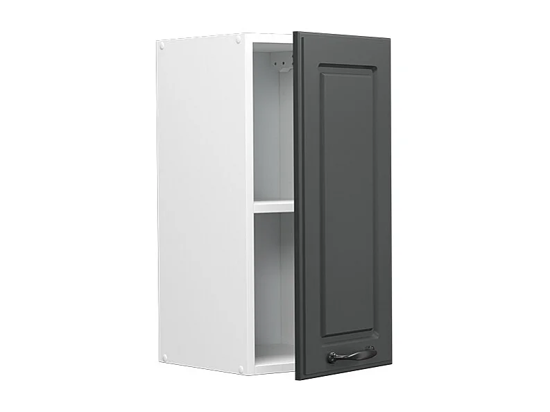 Elément haut de cuisine anthracite campagne 30x31x60 r-line