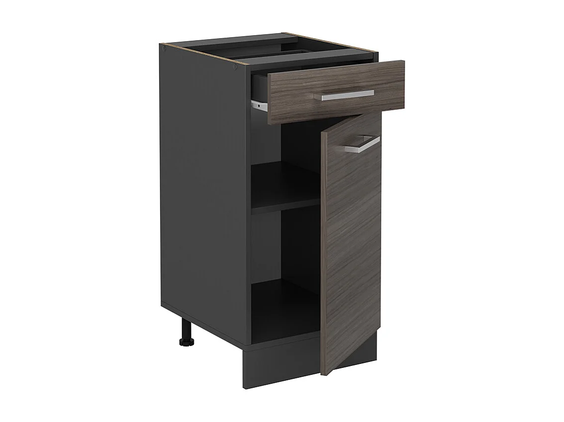 Mueble bajo de cocina gris noble 40x46x81.6 r-line
