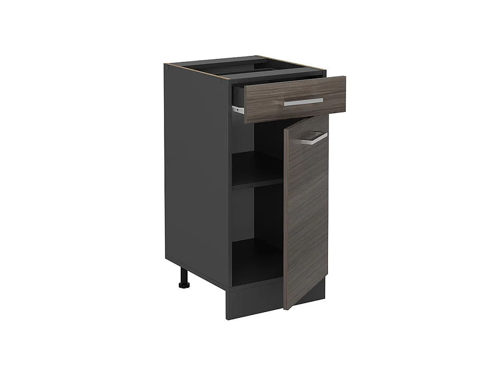 Meuble cuisine gris noble 40x46x81.6 r-line