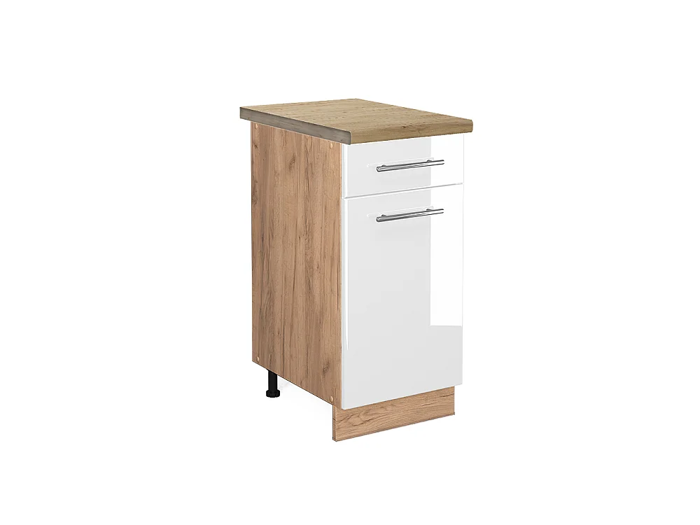 Keukenonderkast wit hoogglans 40x60x82 fame-line