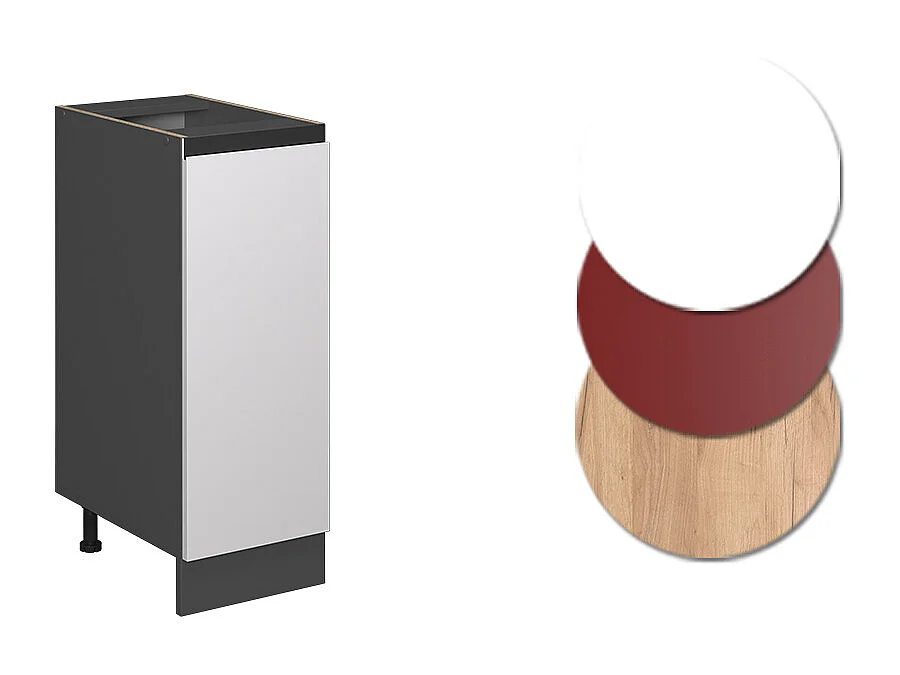 Meuble de cuisine blanc 30x60x81.6 r-line