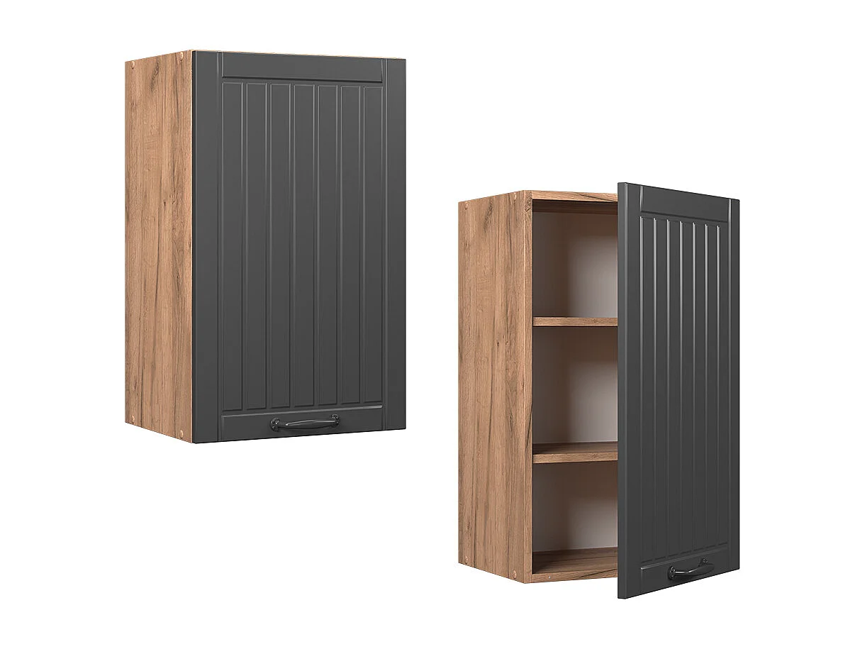 Armario colgante gris oscuro 45x34.1x72 fame-line