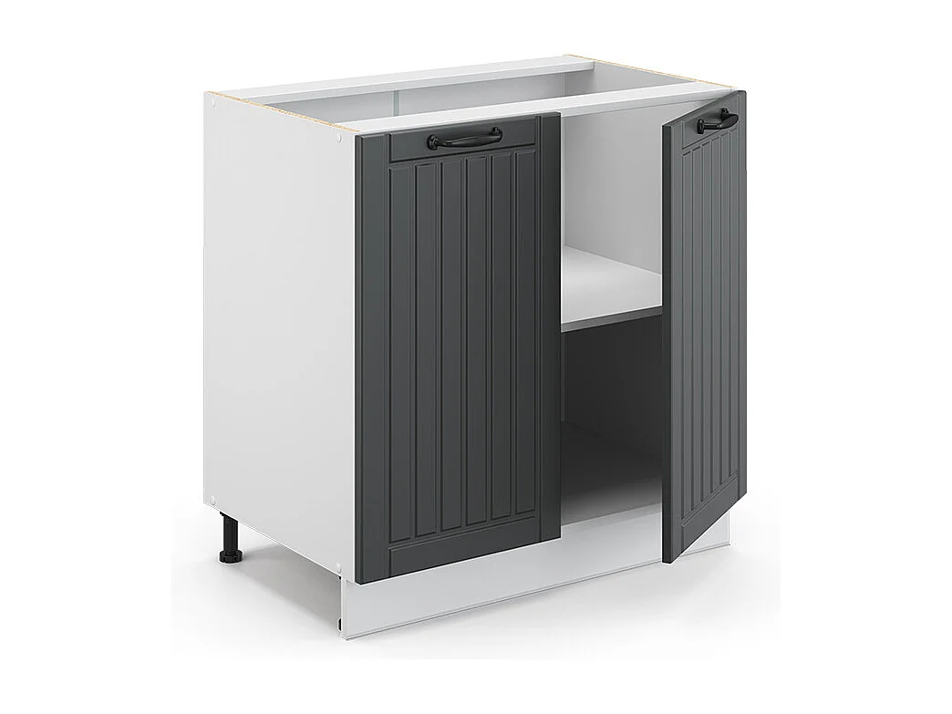 Mobile lavello cucina antracite casa di campagna 80x60x82 fame-line