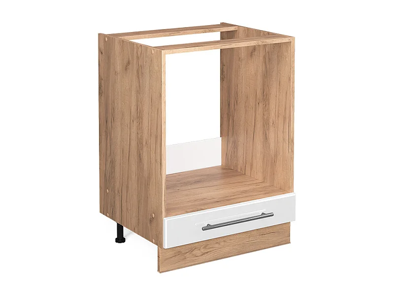 Armario para horno empotrado blanco alto brillo 60x51.6x82 fame-line