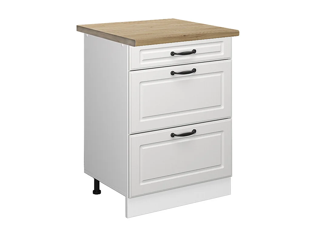 Meuble cuisine blanc campagne 60x60x81.6 r-line