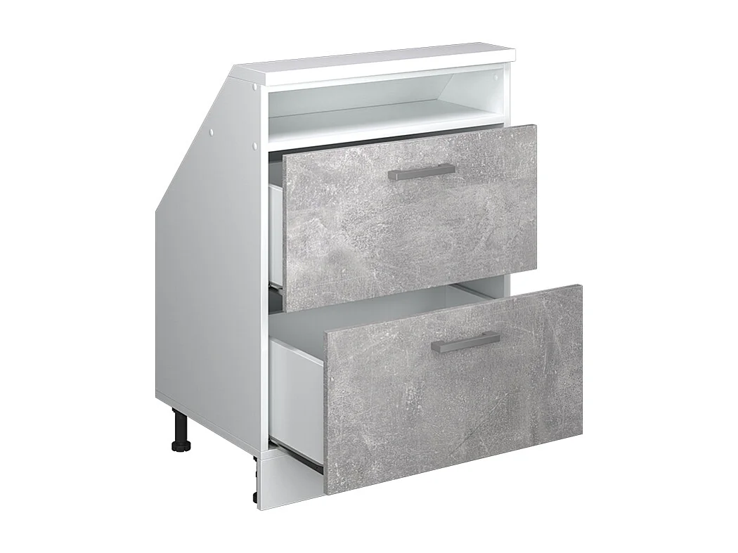 Meuble sous pente béton 60x46x81.6 r-line