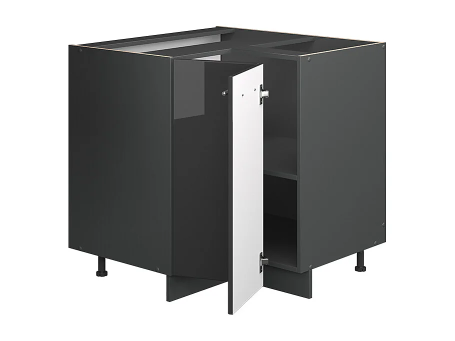 Meuble dangle anthracite haute brillance 80.5x51.6x82 fame-line