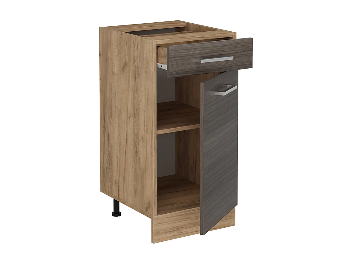 Mueble bajo de cocina gris noble 40x60x81.6 r-line