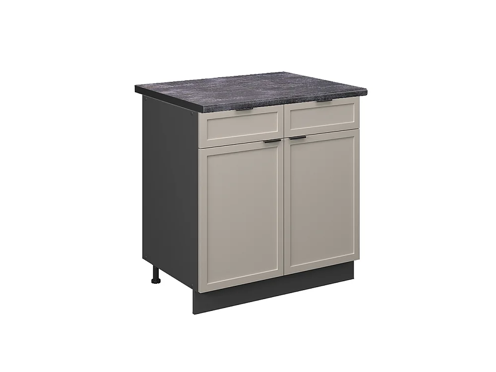 Meuble cuisine grisbeige 80x60x82 fame-line