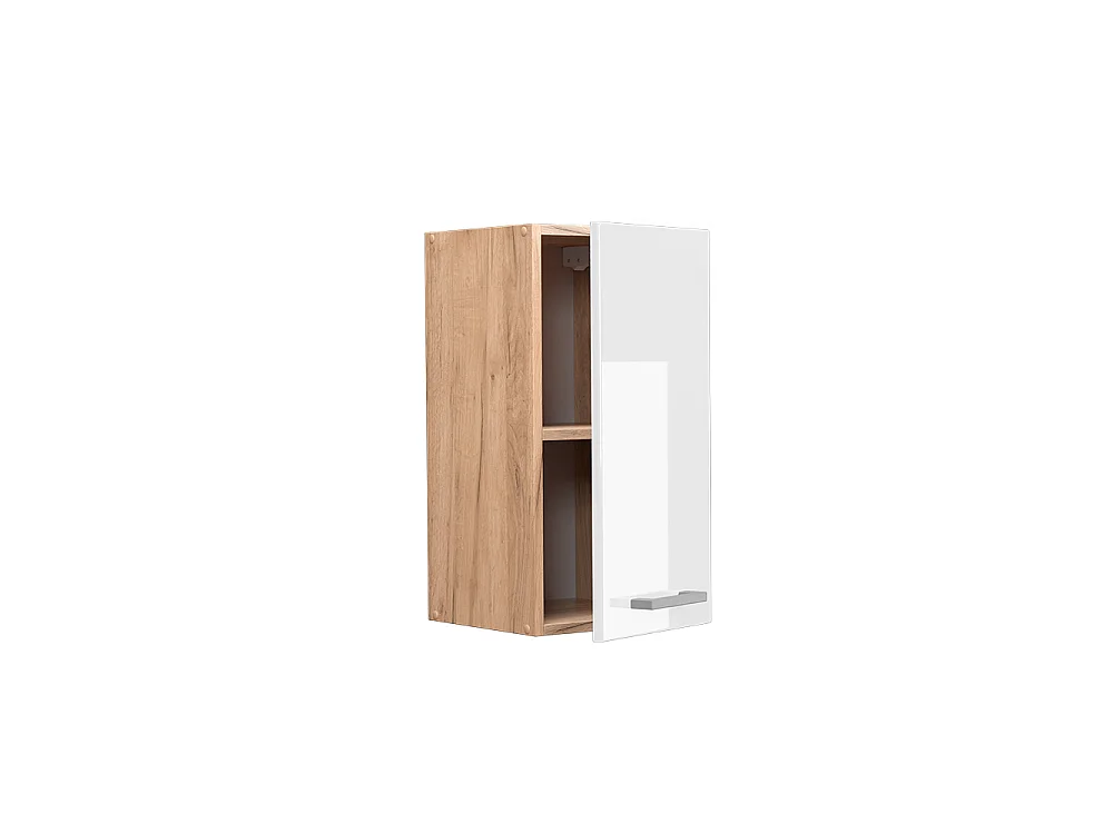 Wall cabinet white high gloss 30x31x60 r-line