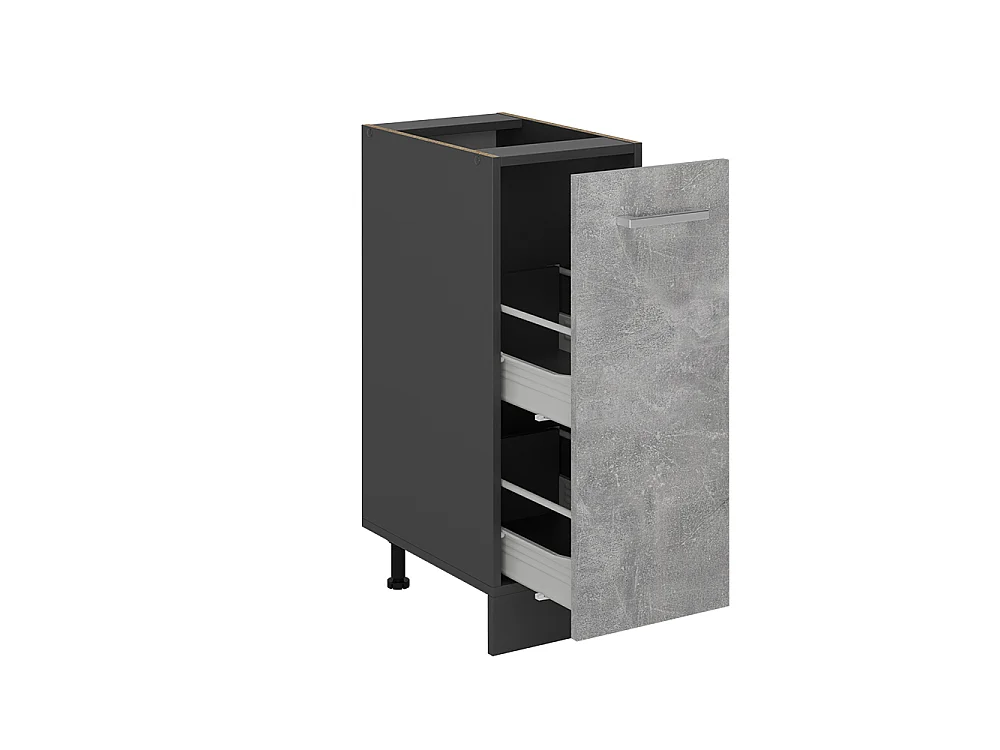 Meuble de cuisine béton 30x60x81.6 r-line