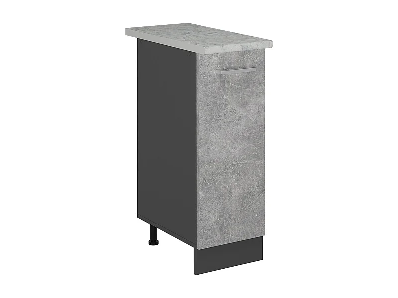 Armadio cucina dispensa alto calcestruzzo 30x60x81.6 r-line
