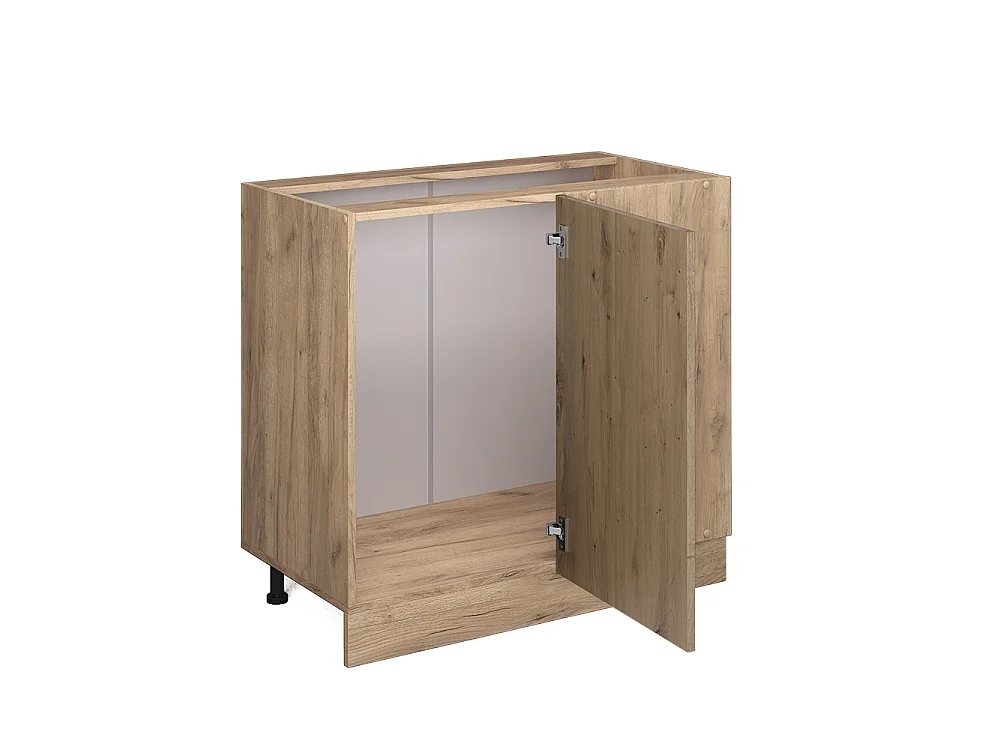 Armario de esquina roble artesanal 86x60x81.6 r-line