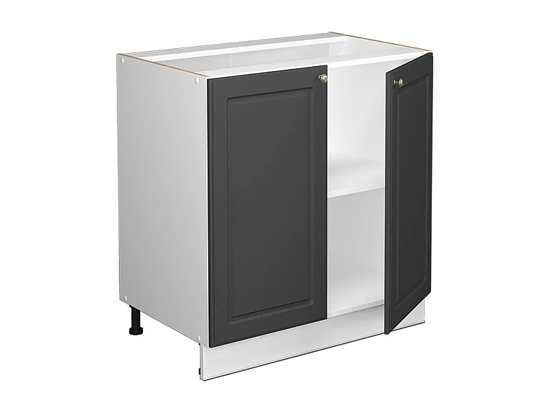 Armario bajo para fregadero antracita-oro 80x60x82 fame-line