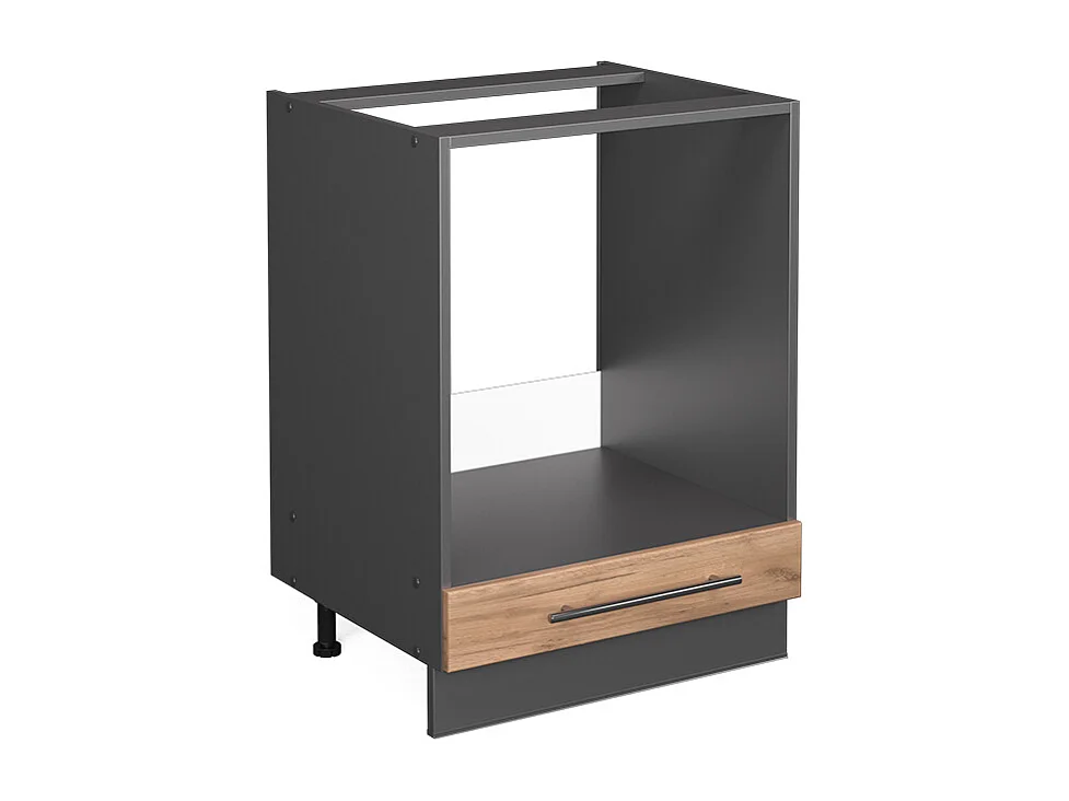 Armario para horno empotrado roble dorado 60x51.6x82 fame-line