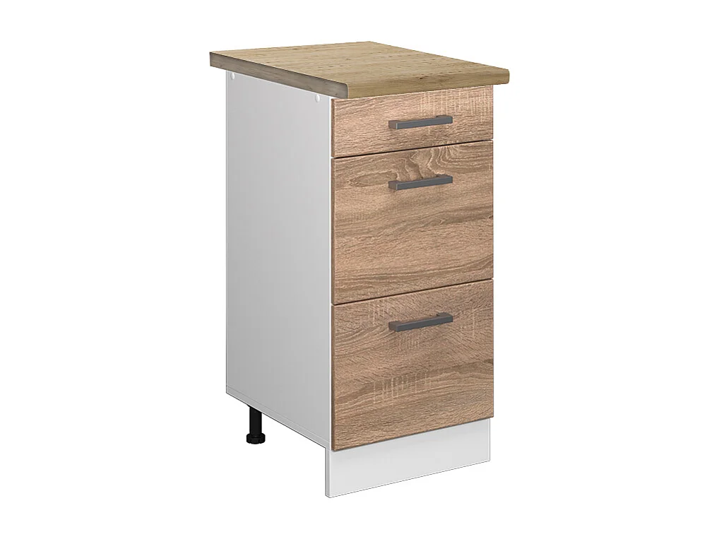 Mobiletto base per cucina sonoma 40x60x81.6 r-line