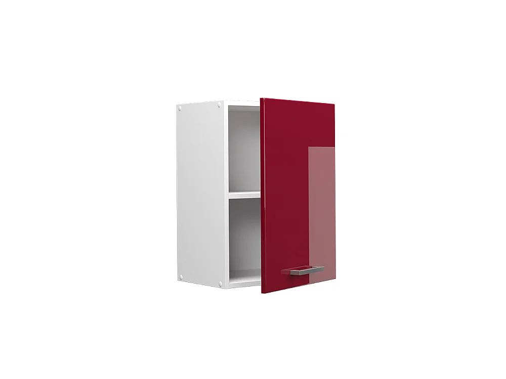 Elément haut de cuisine rouge brillant 45x31x60 r-line