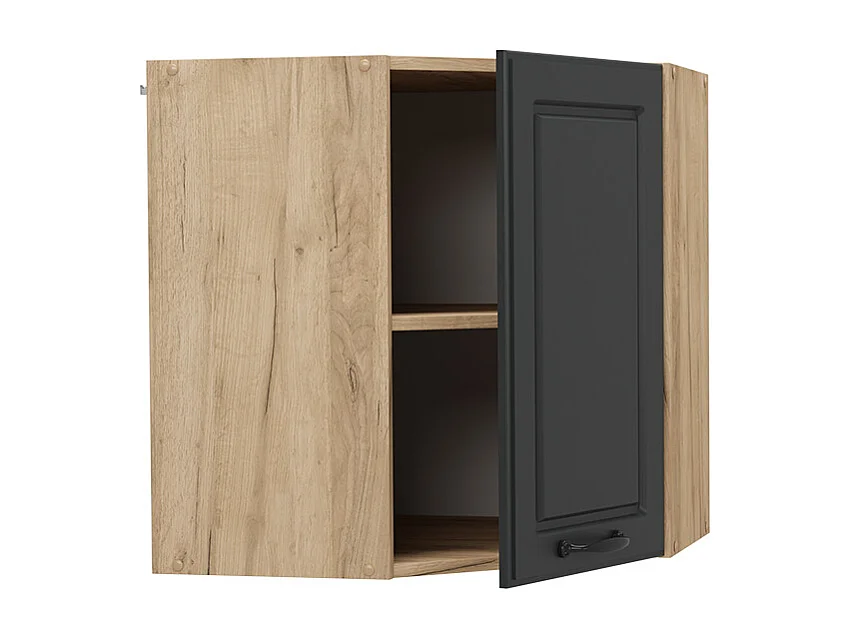 Elément haut de cuisine anthracite campagne 57x34.1x60 r-line