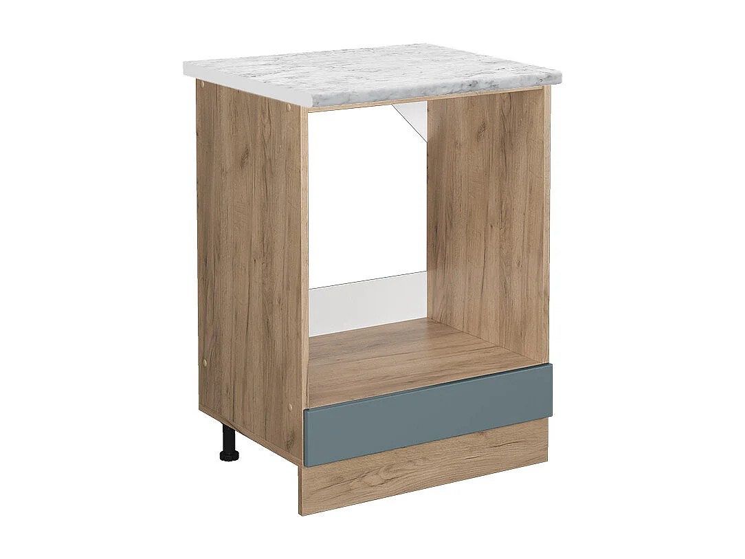 Meuble pour four bleu-gris 60x60x81.6 r-line