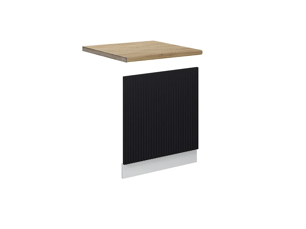 Panel przedni czarne paski 60x1.6x67.4 fame-line