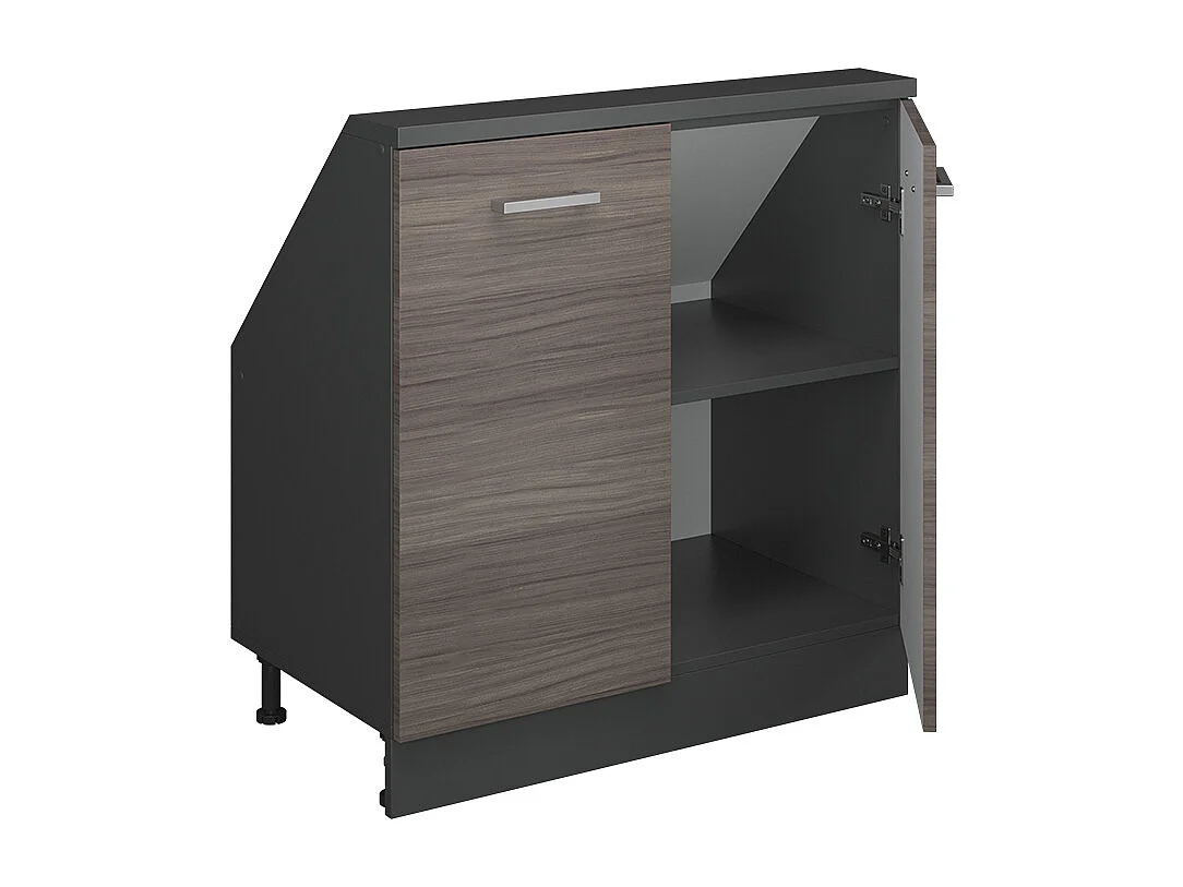 Meuble sous pente gris noble 80x46x81.6 r-line