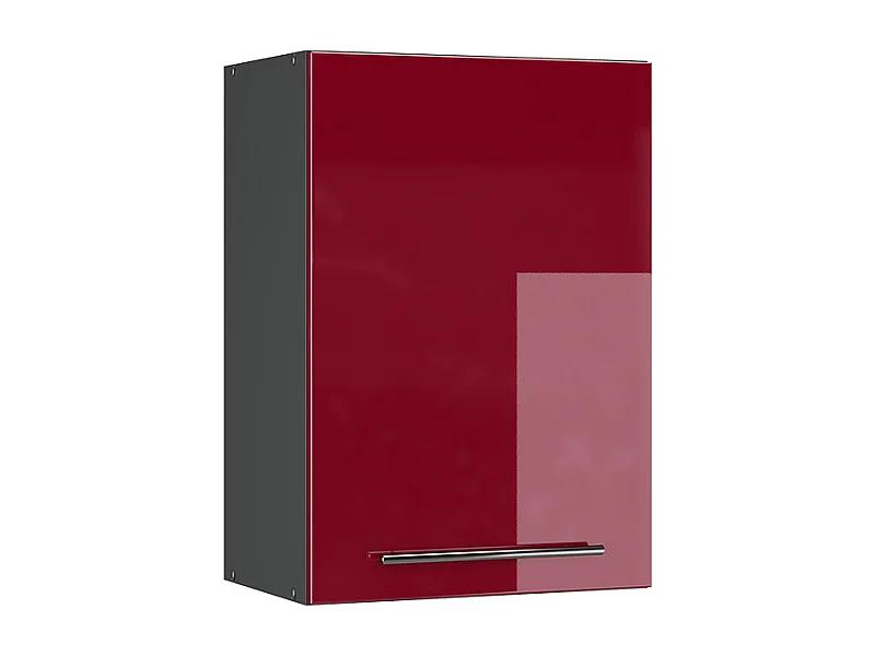Pensile da cucina rosso bordeaux lucido 50x34.1x72 fame-line