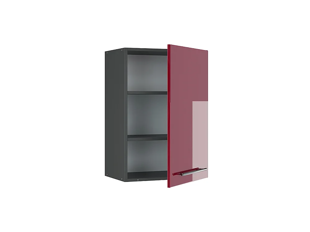 Wall cabinet bordeaux high gloss 50x34.1x72 fame-line