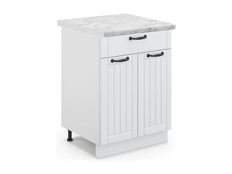 Küchenunterschrank weiß landhaus 60x60x82 fame-line