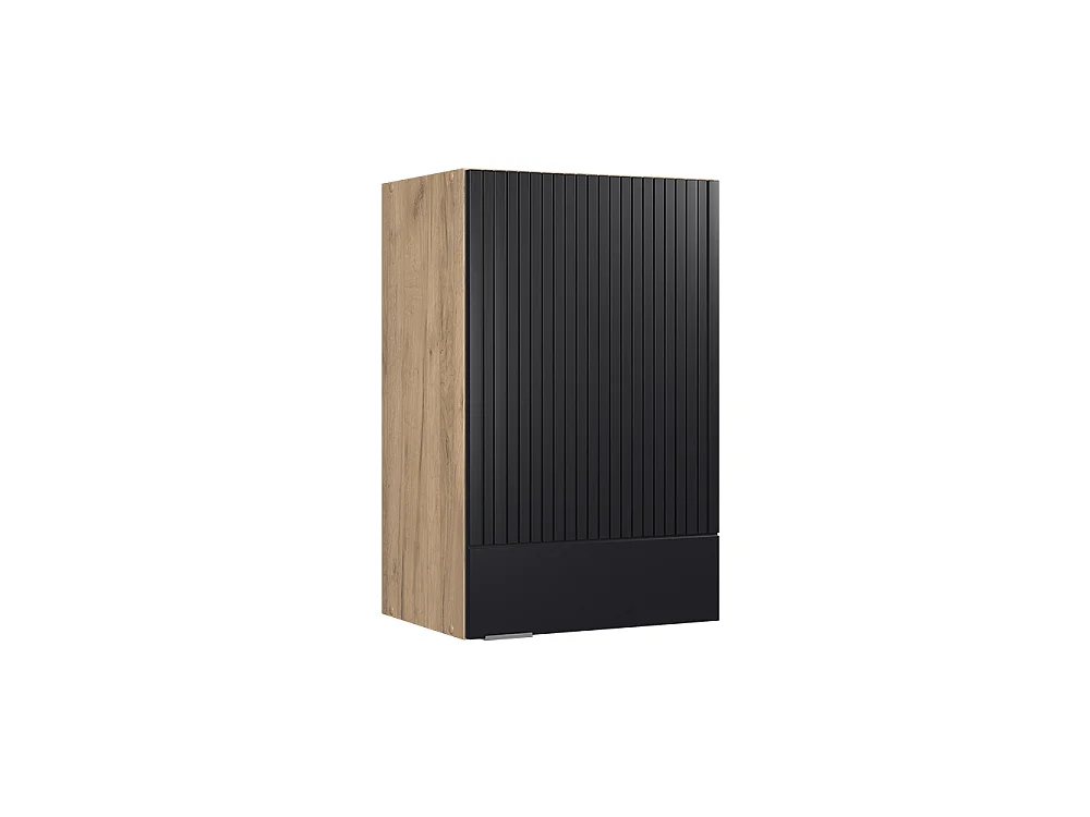 Väggskåp svart randig 45x34.1x72 fame-line