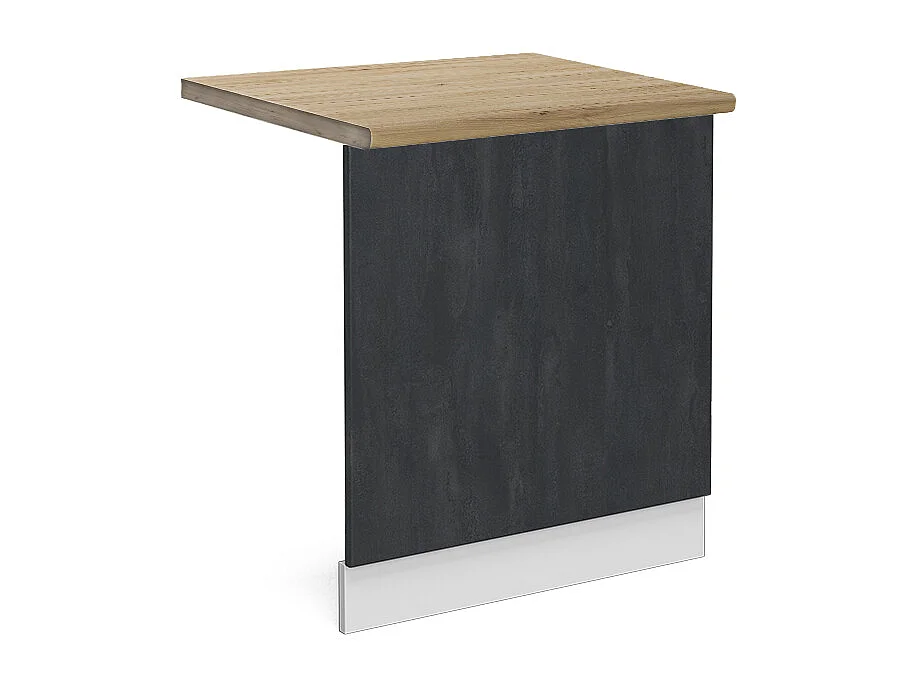 Pannello frontale calcestruzzo nero 60x1.6x57.2 r-line