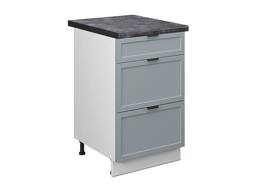 Szafka dolna do kuchni jasnoniebiesko-szary 50x60x82 fame-line