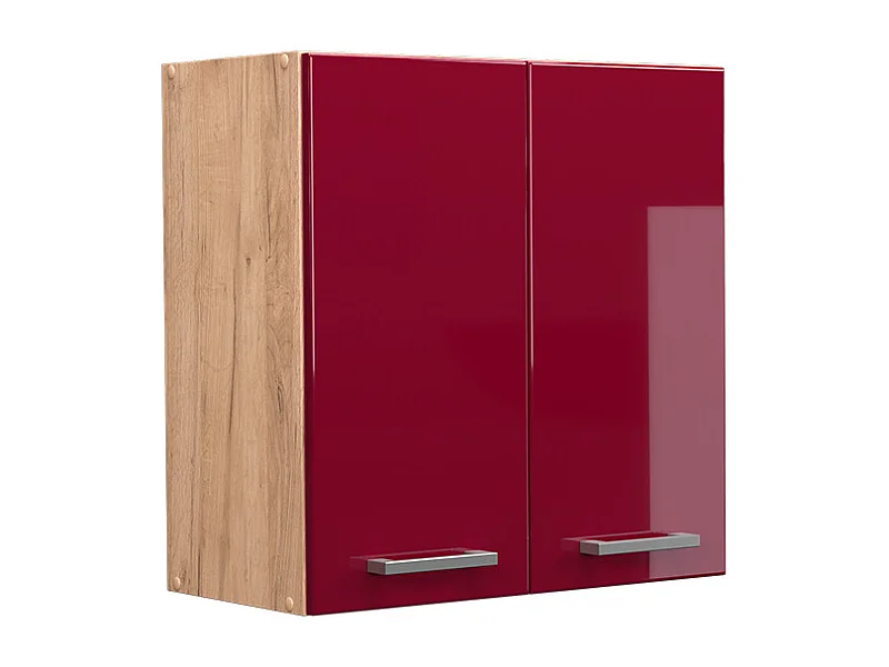 Hängeschrank rot hochglanz 60x31x60 r-line