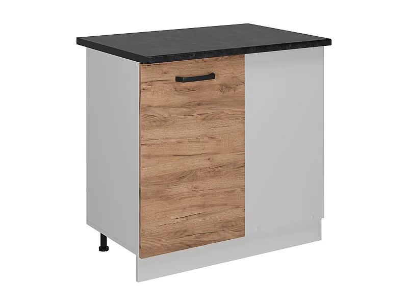 Armario de esquina roble dorado 86x60x81.6 r-line