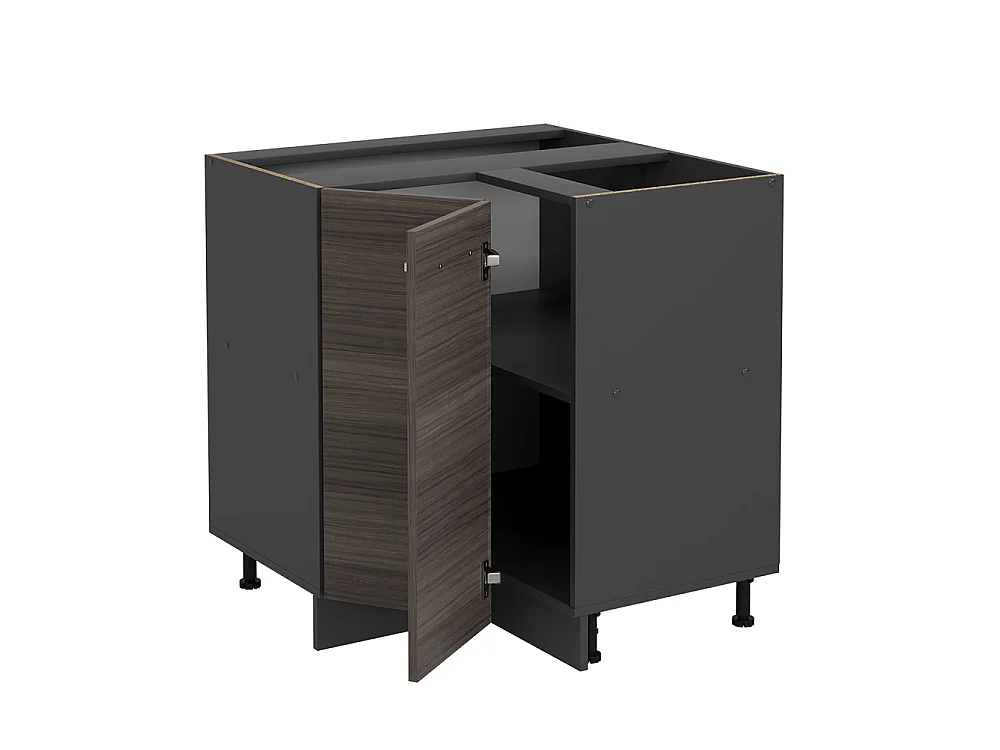 Armario de esquina gris noble 75.6x60x81.6 r-line