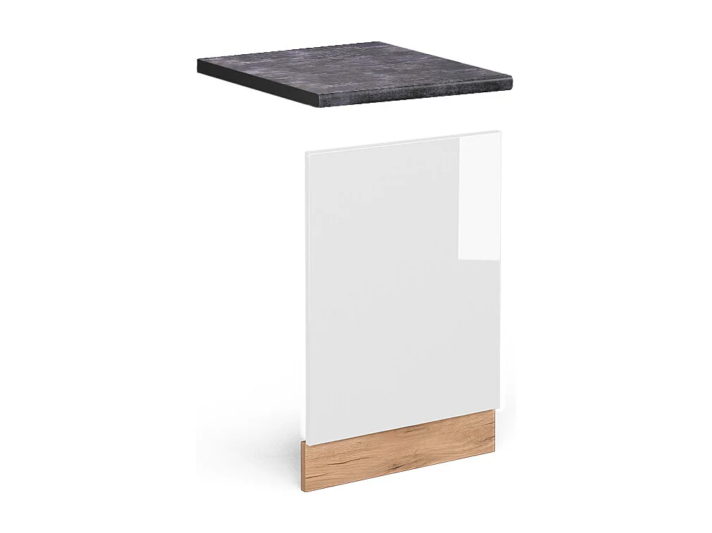 Panel frontal blanco alto brillo 45x1.6x57.2 r-line