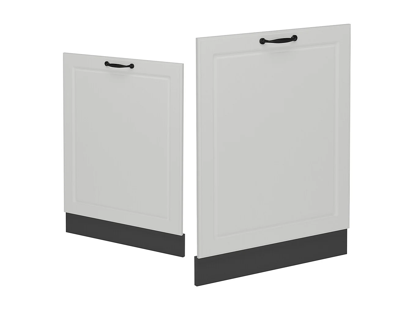 Pannello frontale della lavastoviglie bianco casa di campagna 60x1.6x81.8 r-line