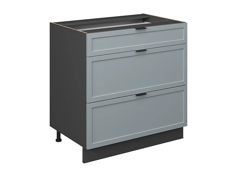 Küchenunterschrank hellblau-grau 80x51.6x82 fame-line