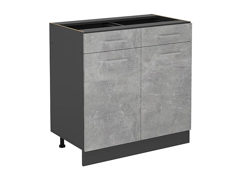 Meuble cuisine béton 80x46x81.6 r-line